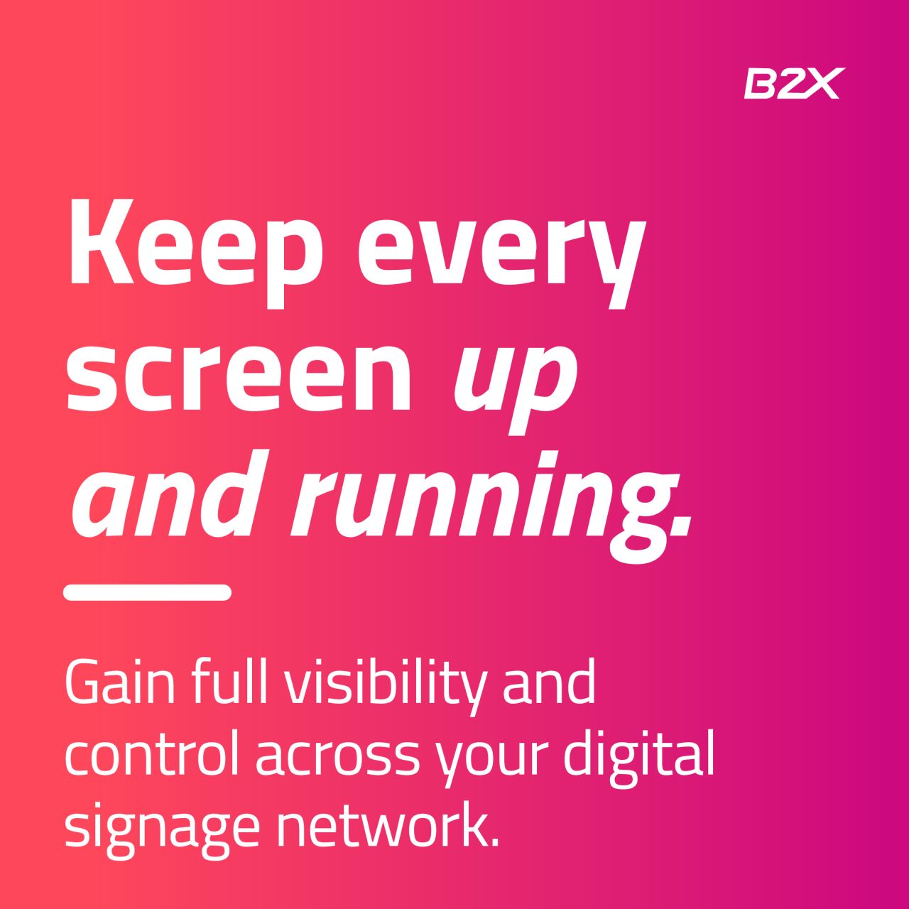 B2X Care Solutions ad