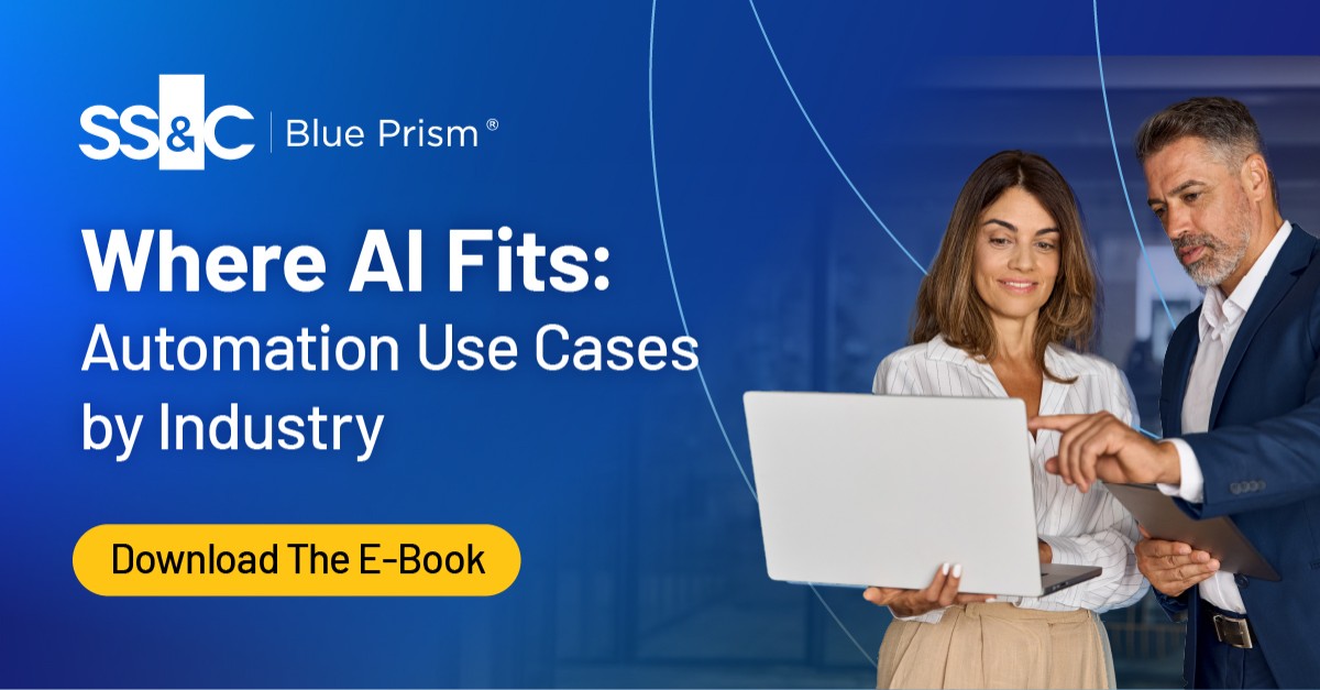 SS&C Blue Prism ad