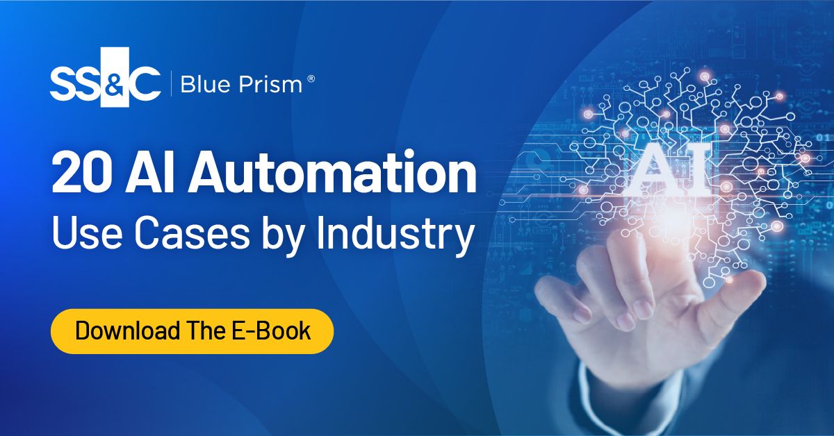 SS&C Blue Prism ad