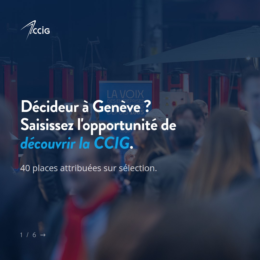 CCIG - Chambre de commerce, d'industrie et des services de Genève ad