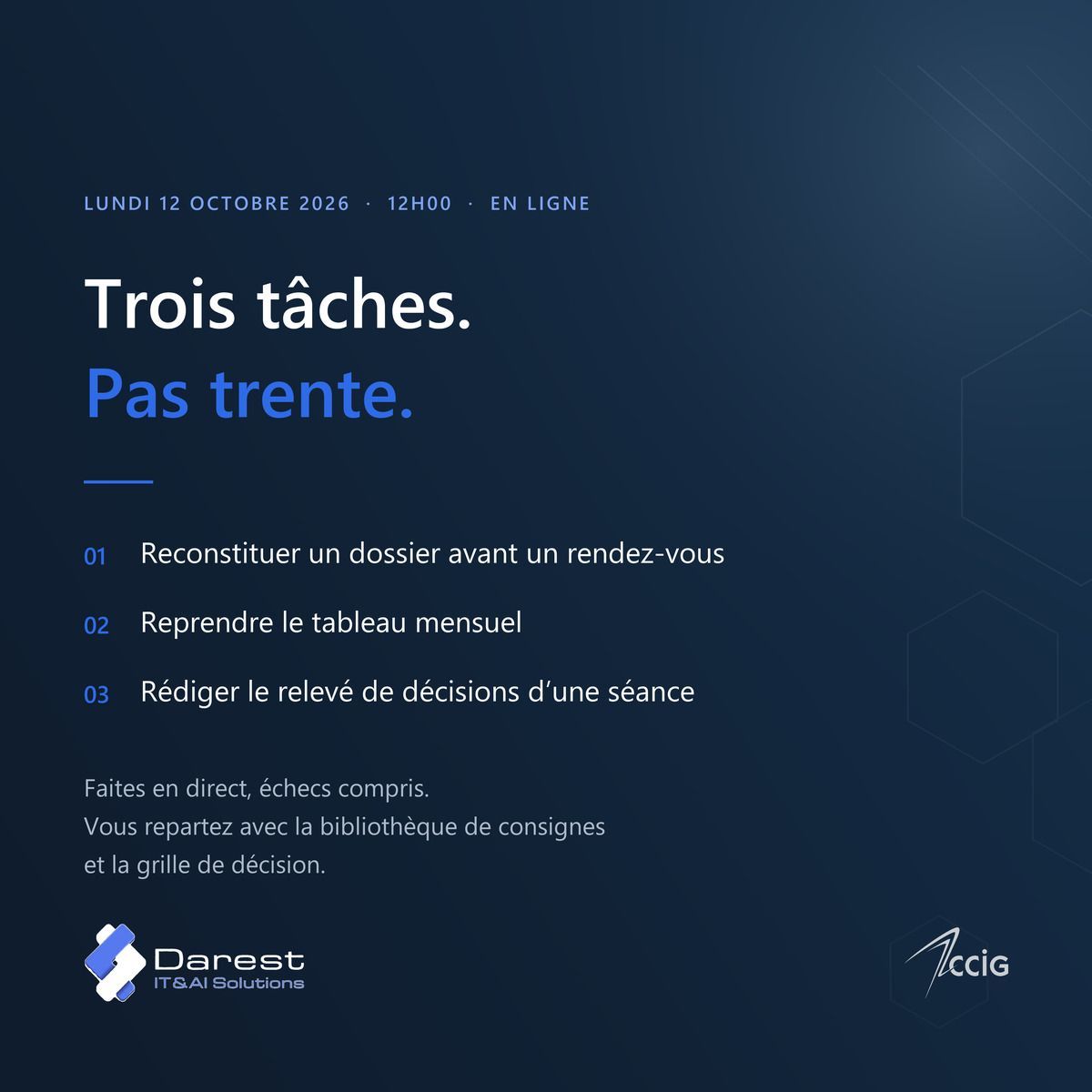 CCIG - Chambre de commerce, d'industrie et des services de Genève ad