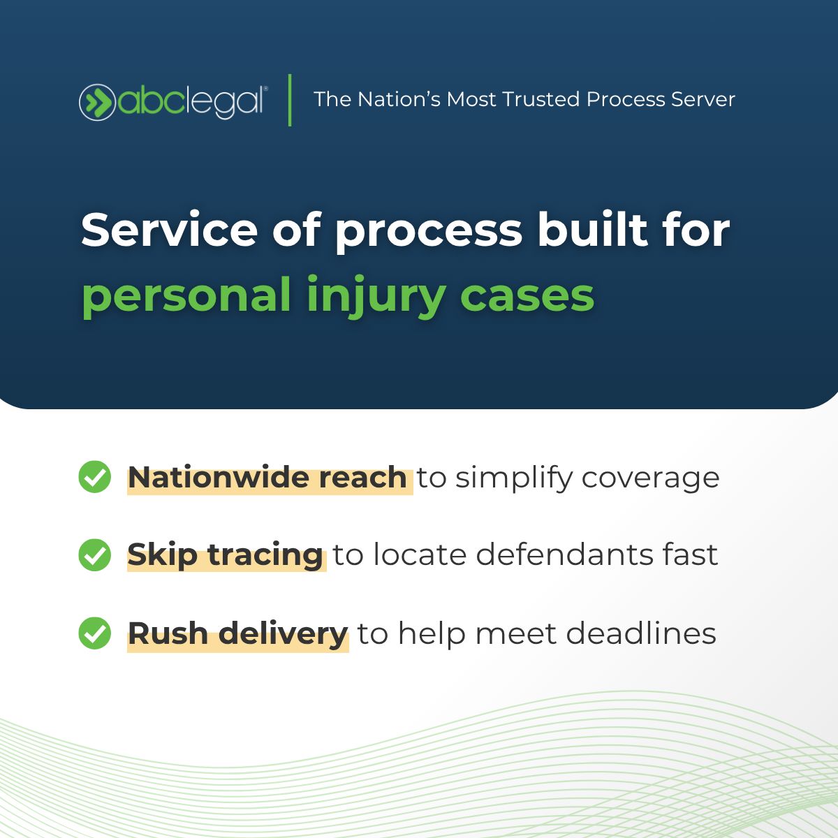 ABC Legal Services ad