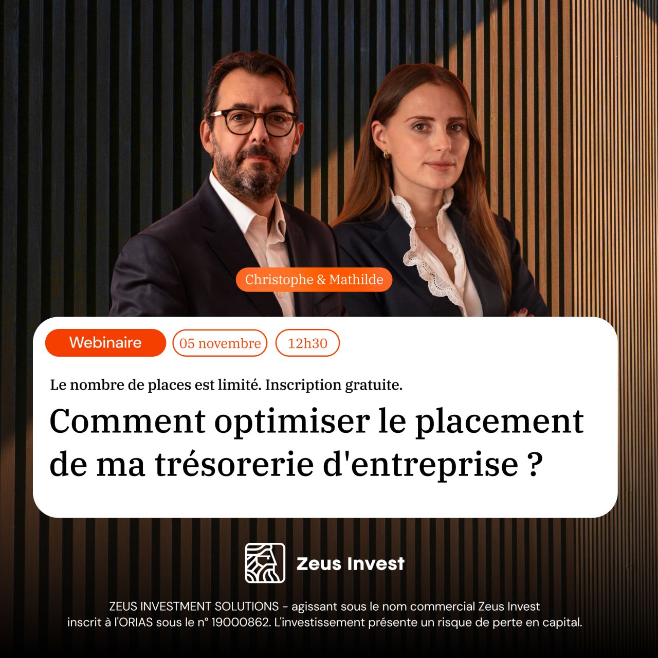 Zeus Invest (ex-LAJUS & ASSOCIÉS) ad