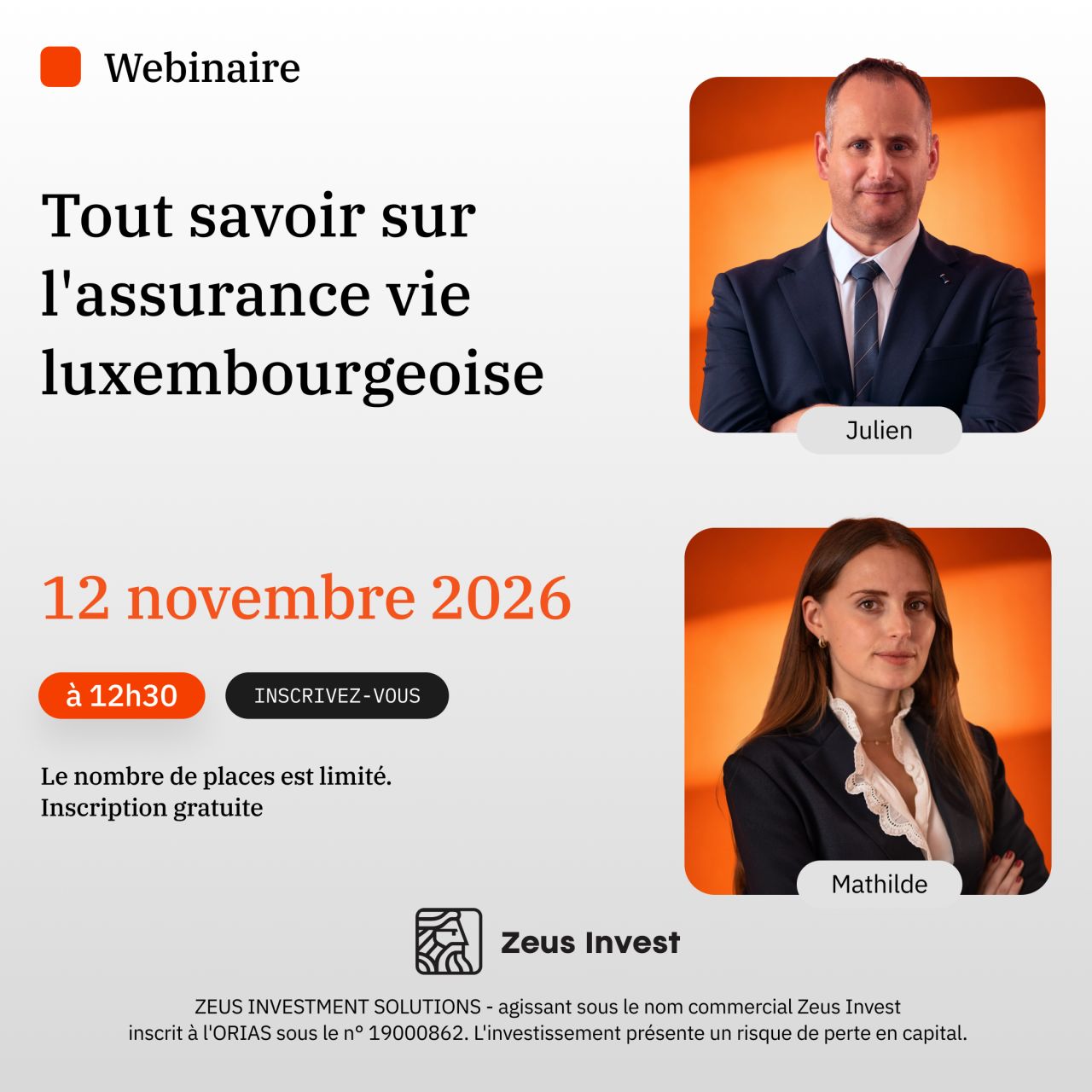 Zeus Invest (ex-LAJUS & ASSOCIÉS) ad
