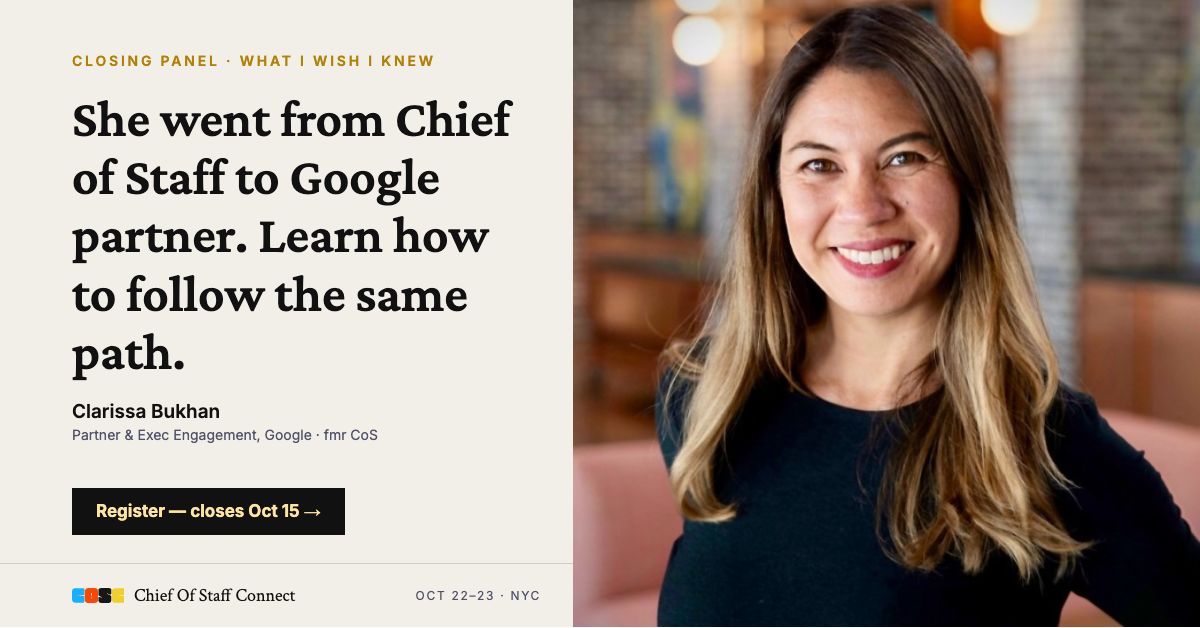 Chief of Staff Network ad
