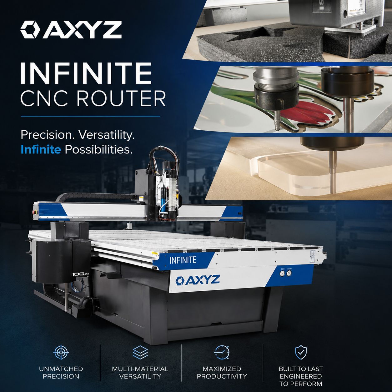 AXYZ CNC Routers ad