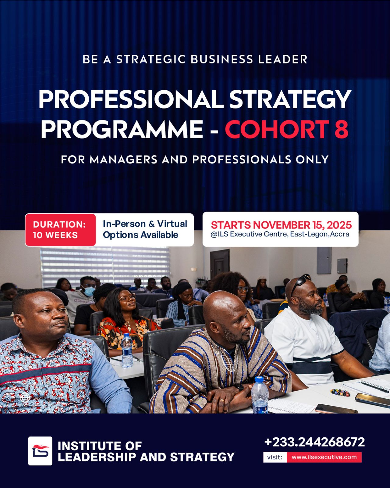 INSTITUTE OF LEADERSHIP AND STRATEGY ad
