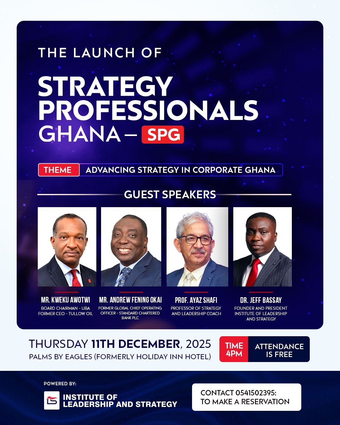 INSTITUTE OF LEADERSHIP AND STRATEGY ad