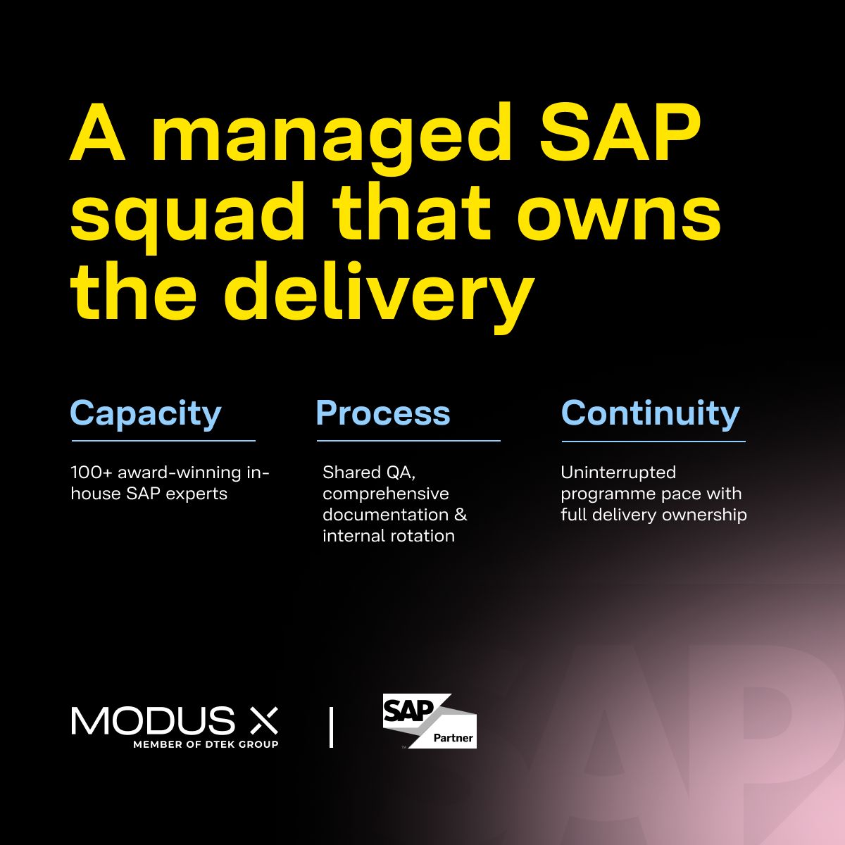 MODUS X ad