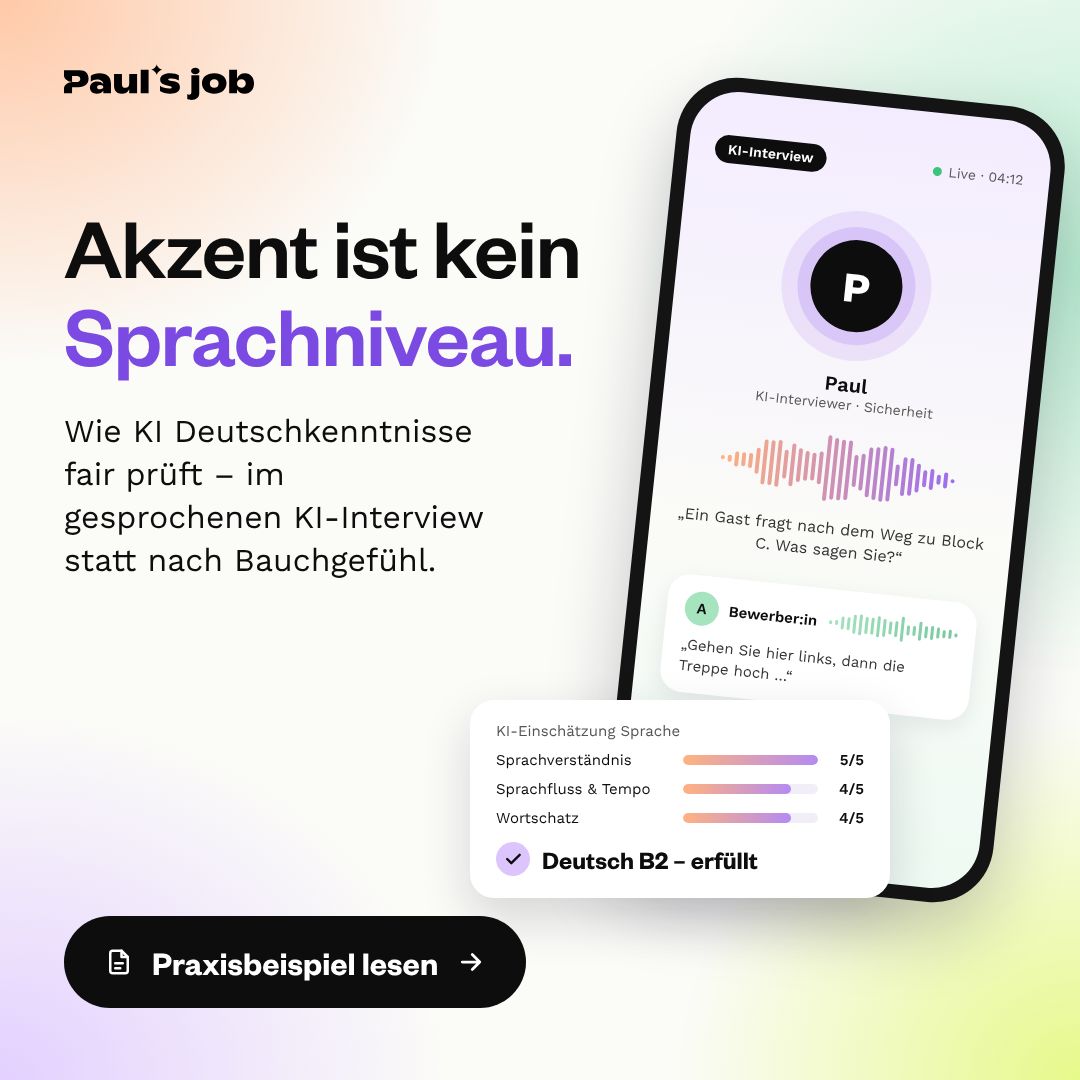 Paul's job ad