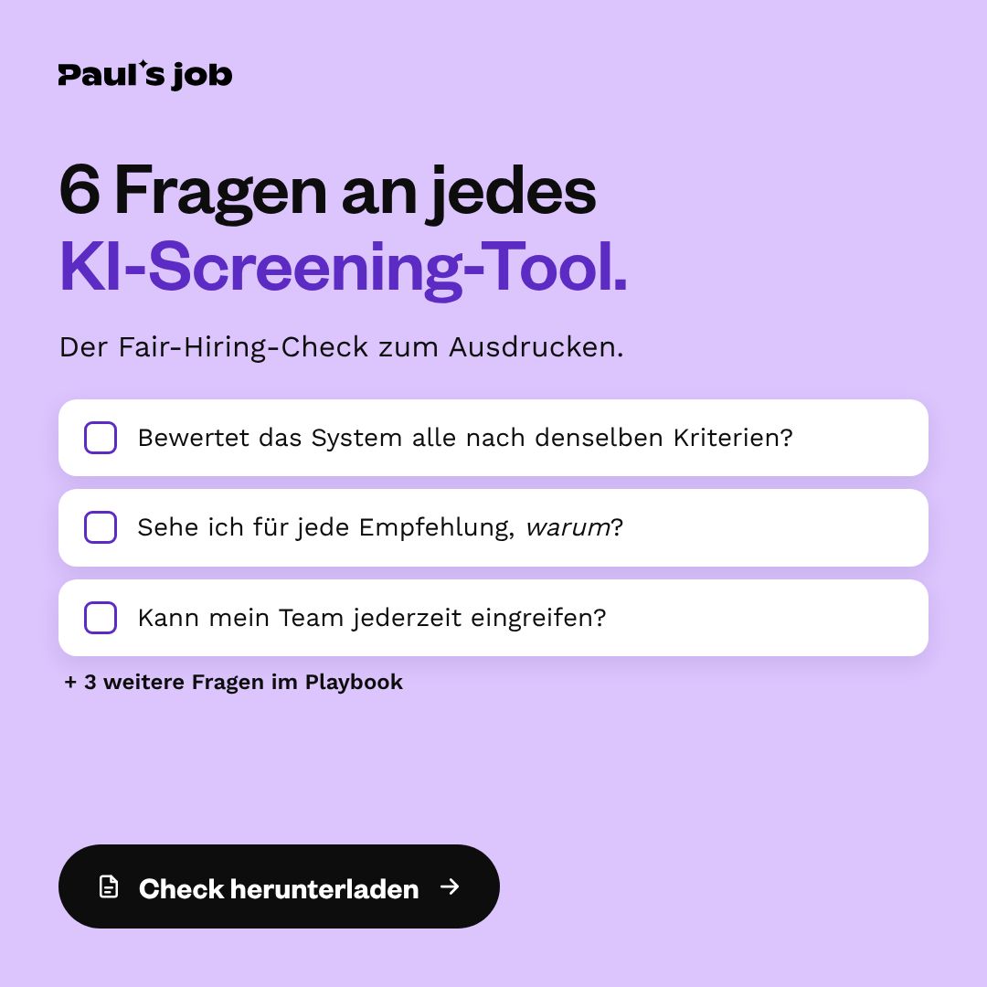 Paul's job ad