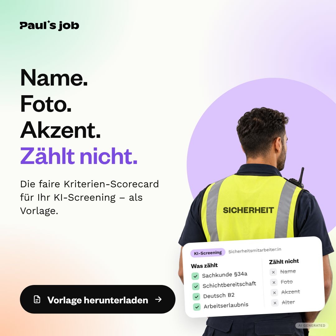 Paul's job ad