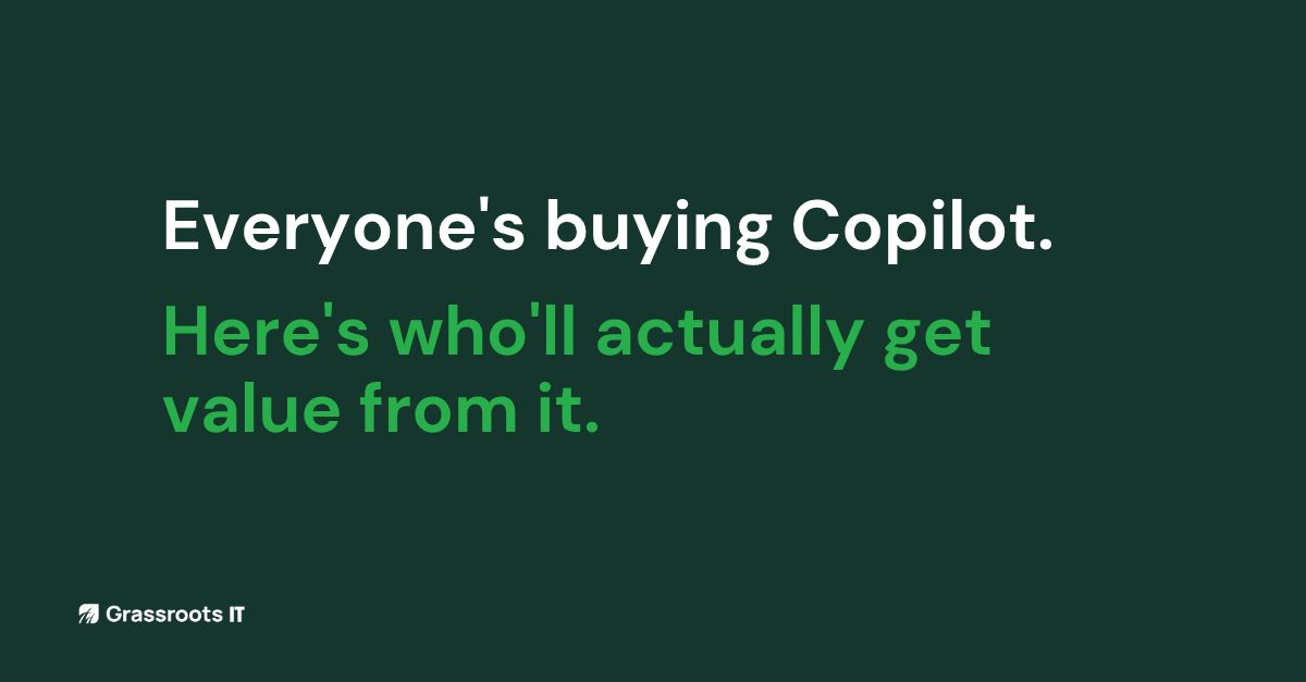 Grassroots IT ad