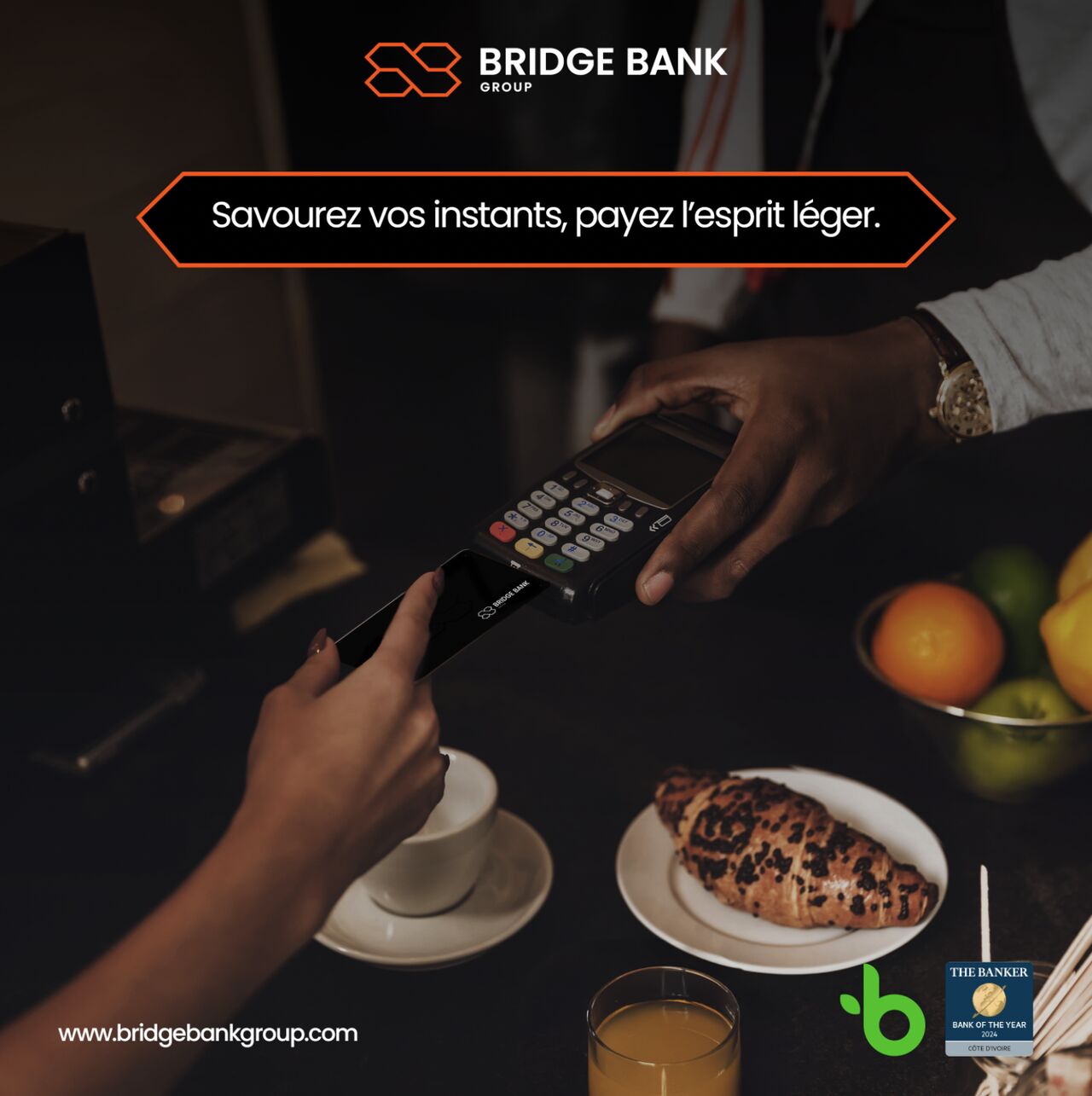 BRIDGE BANK GROUP Côte d'Ivoire ad