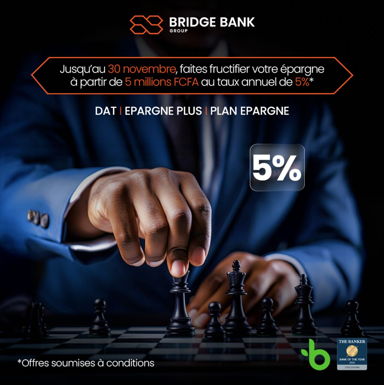 BRIDGE BANK GROUP Côte d'Ivoire ad