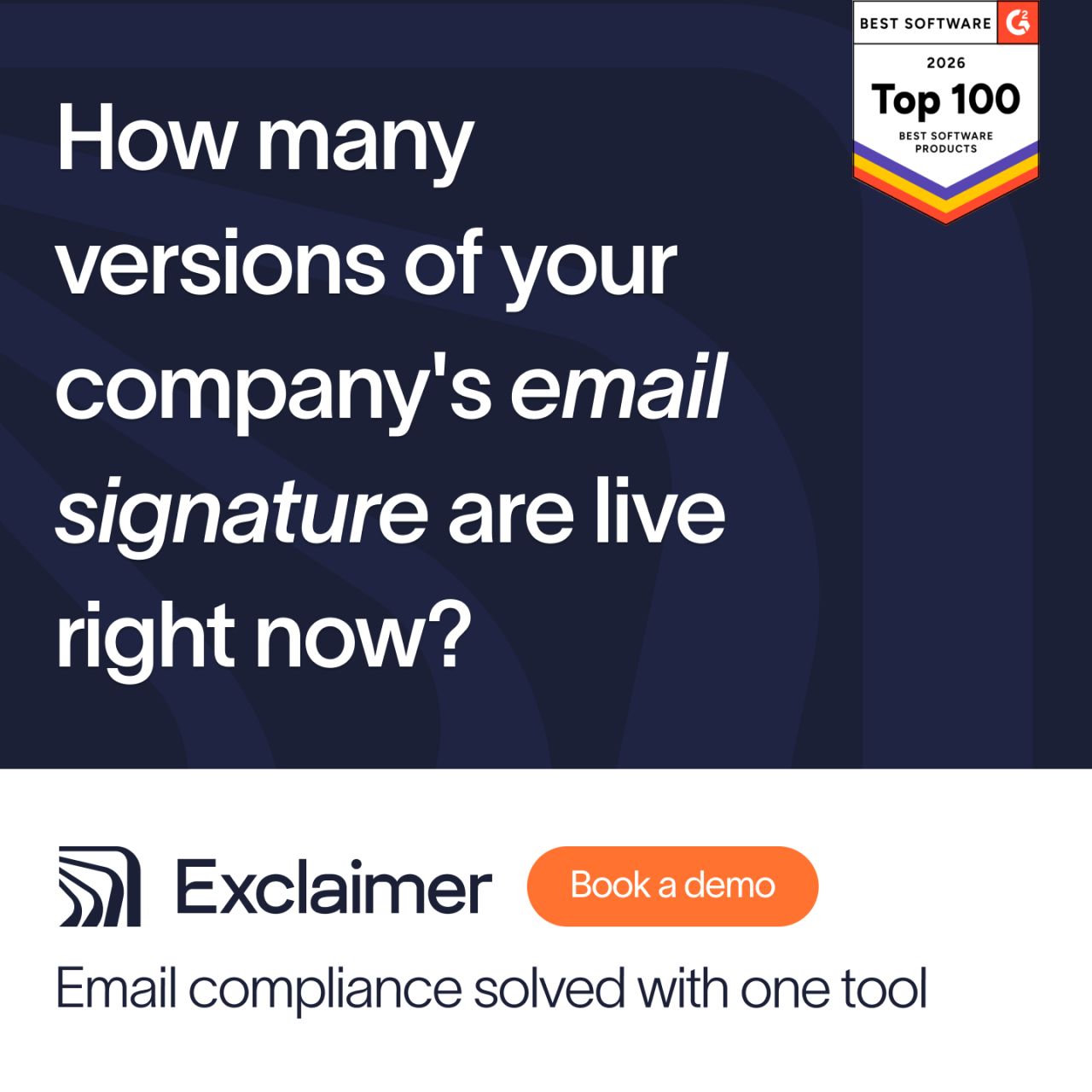 Exclaimer ad