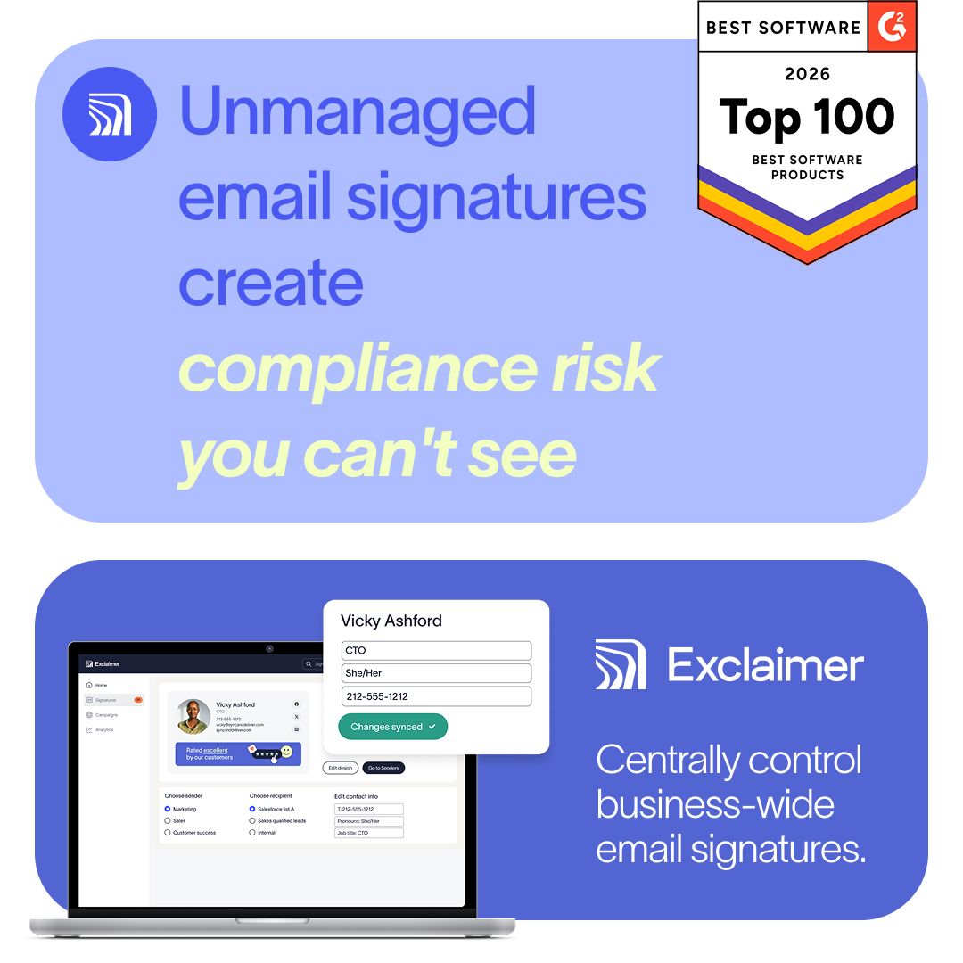Exclaimer ad
