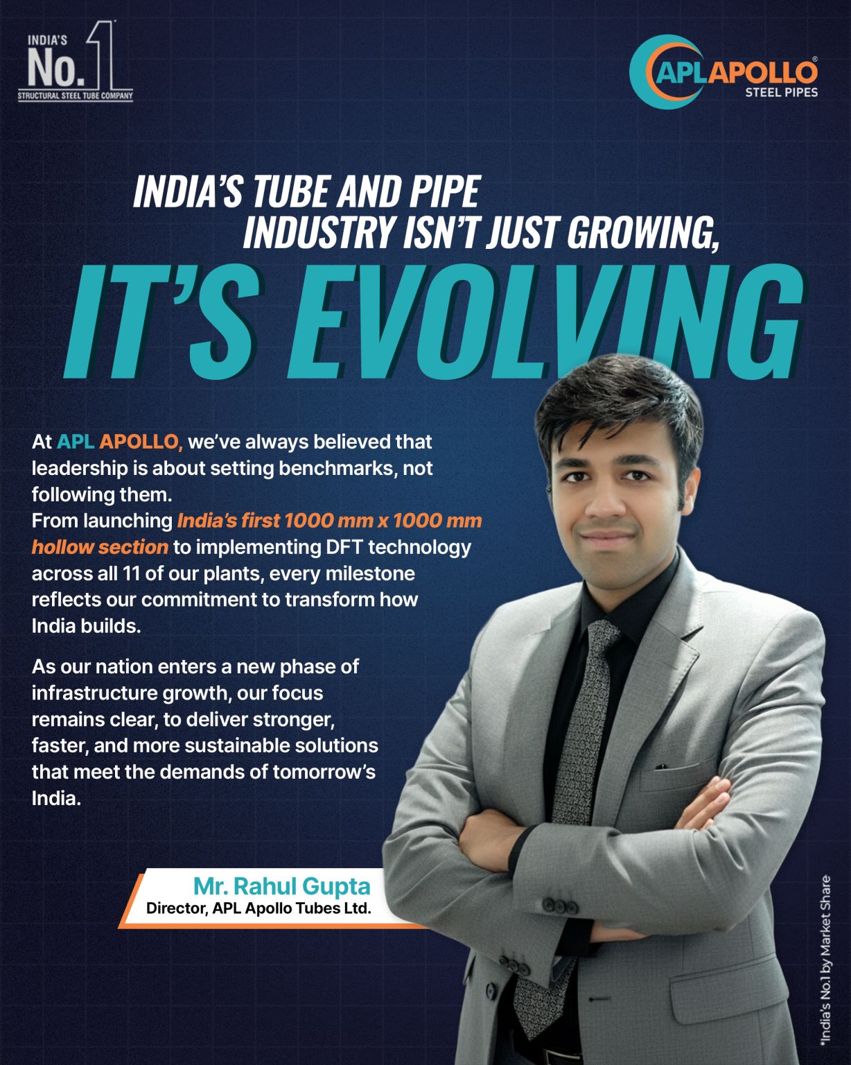 APL Apollo Tubes Ltd. ad