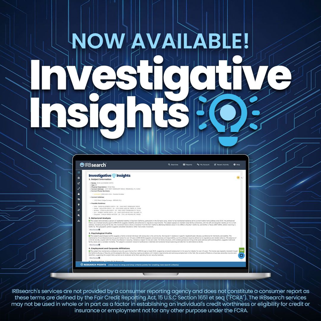 IRBsearch ad