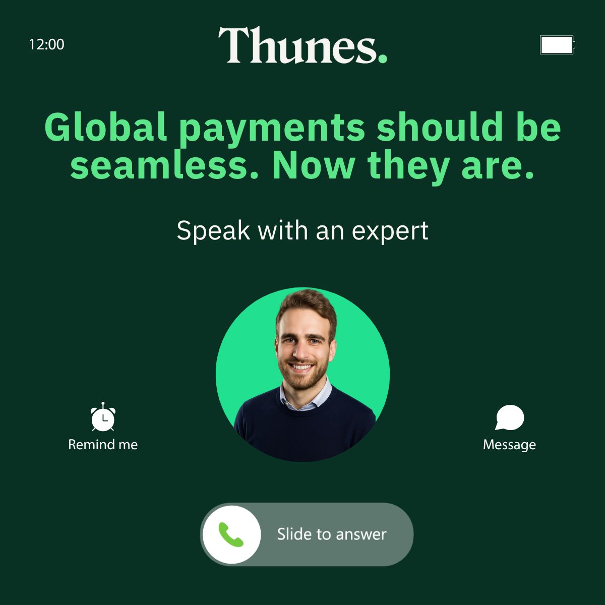 Thunes ad