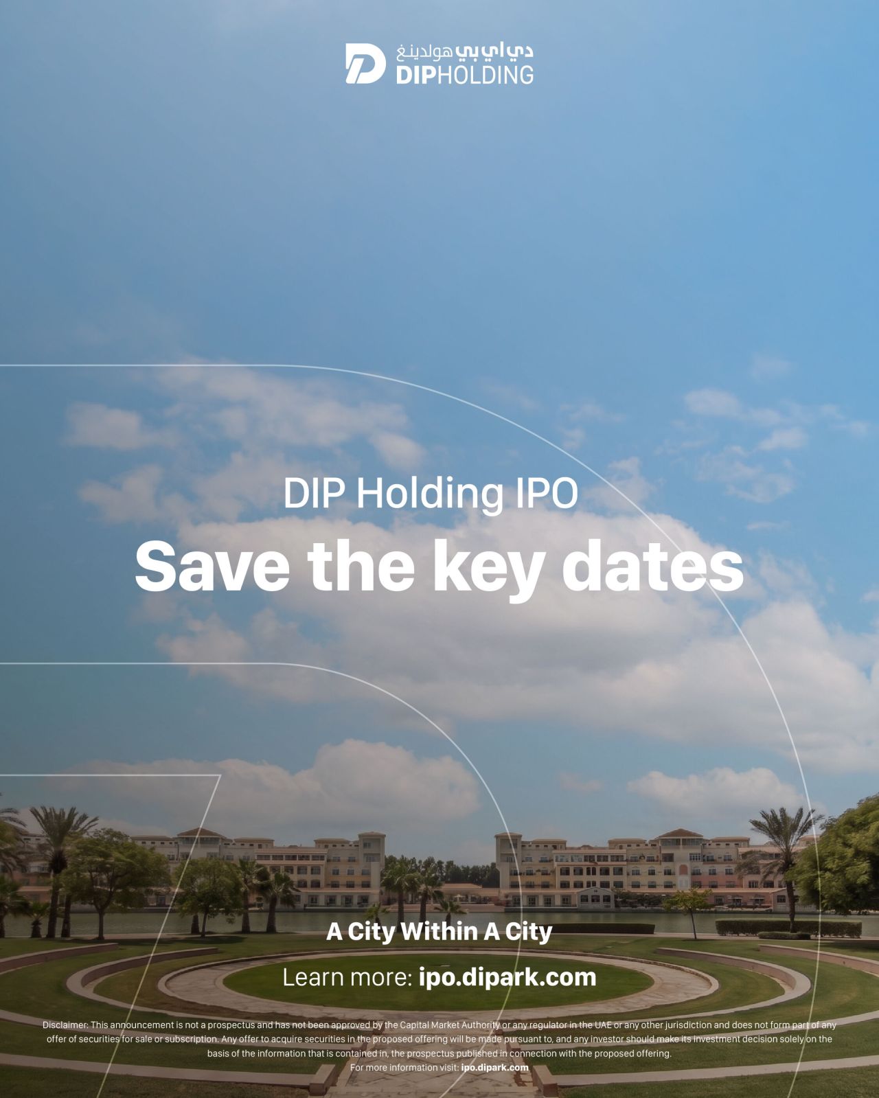 Dubai Investments Park ad