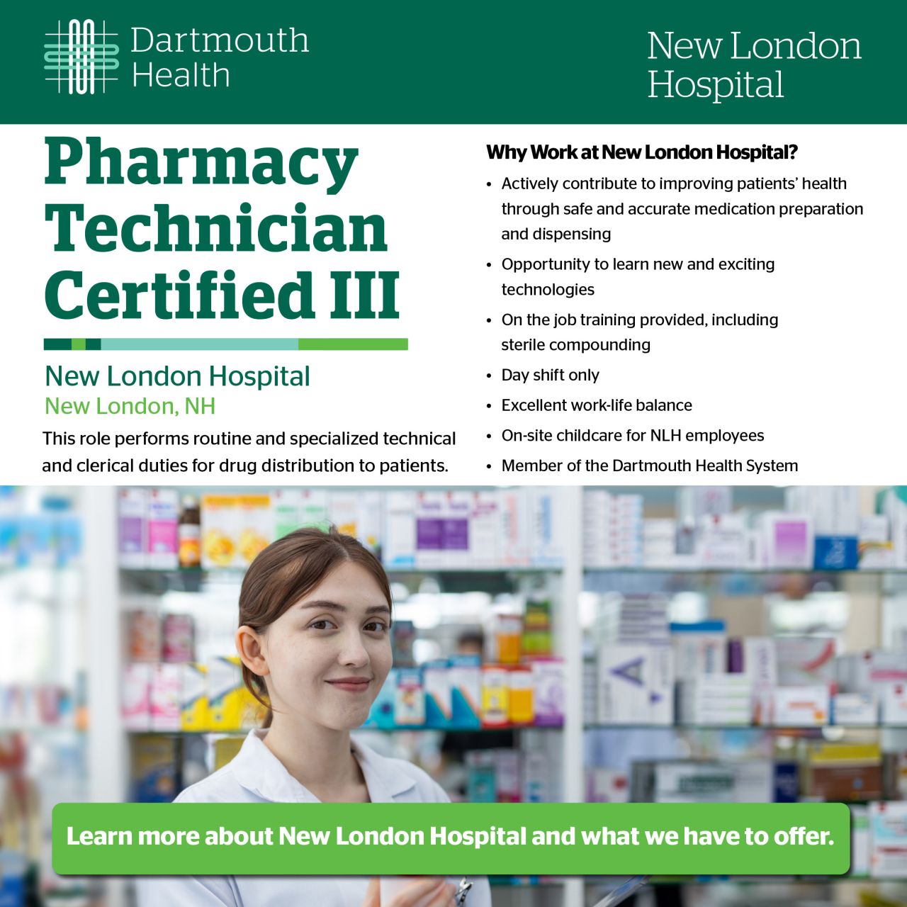 Dartmouth Hitchcock Medical Center and Clinics ad