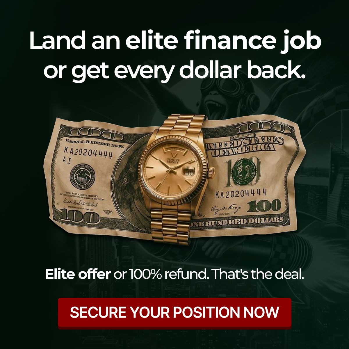 Wall Street Oasis ad