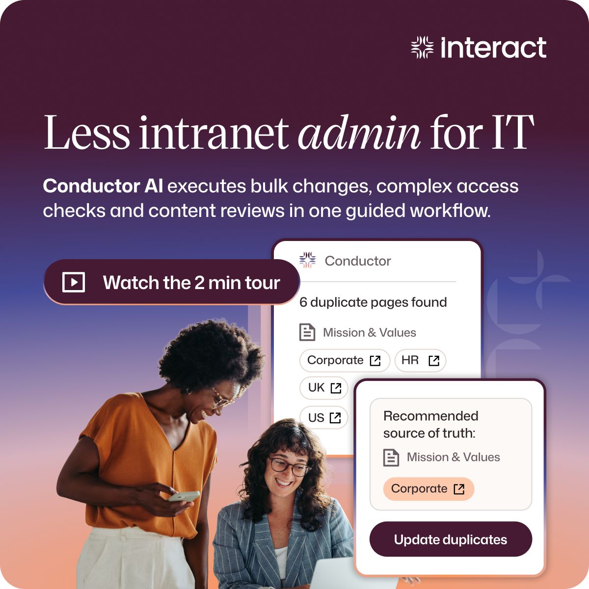Interact Software ad