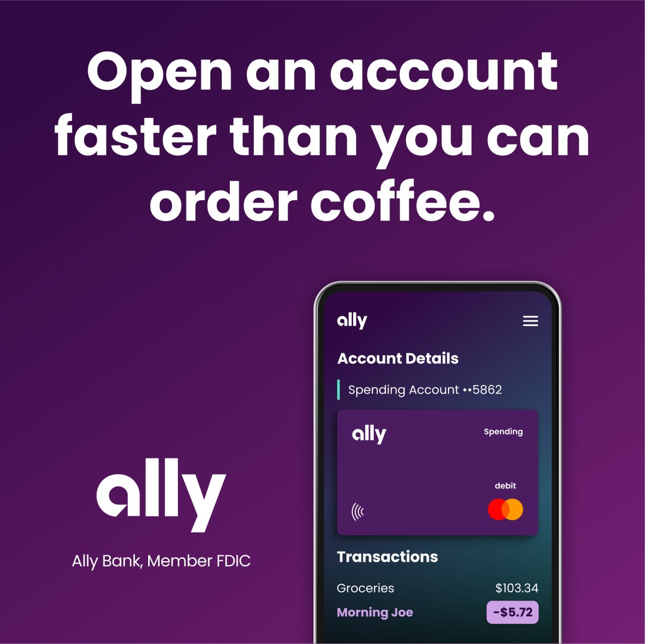 Ally ad