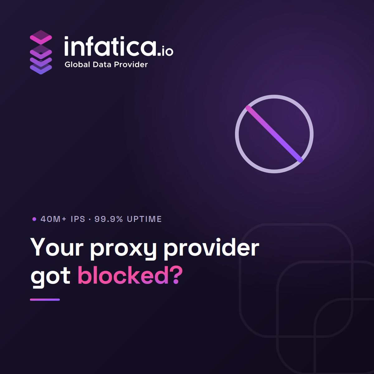 Infatica.io ad