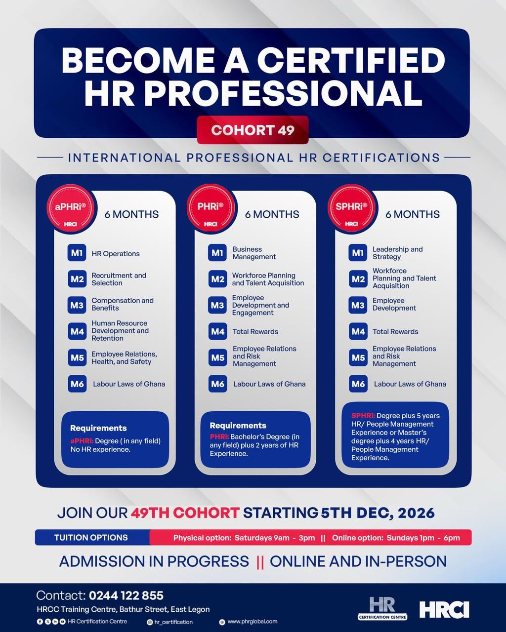 HR Certification Centre ad