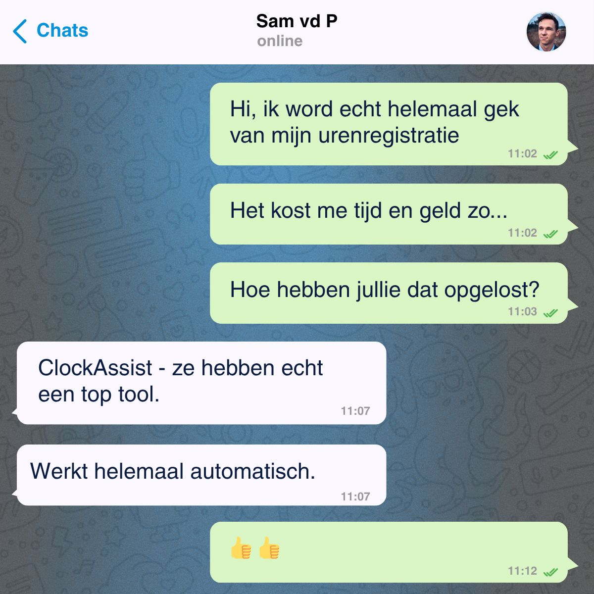 ClockAssist ad
