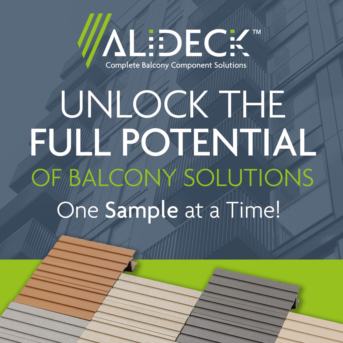 AliDeck | Complete Balcony Component Solutions ad