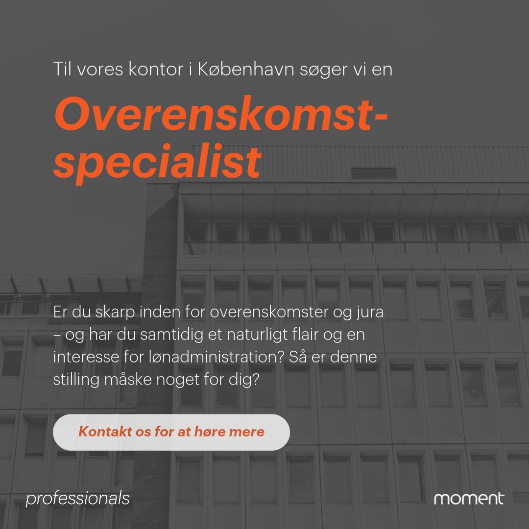 Moment A/S ad
