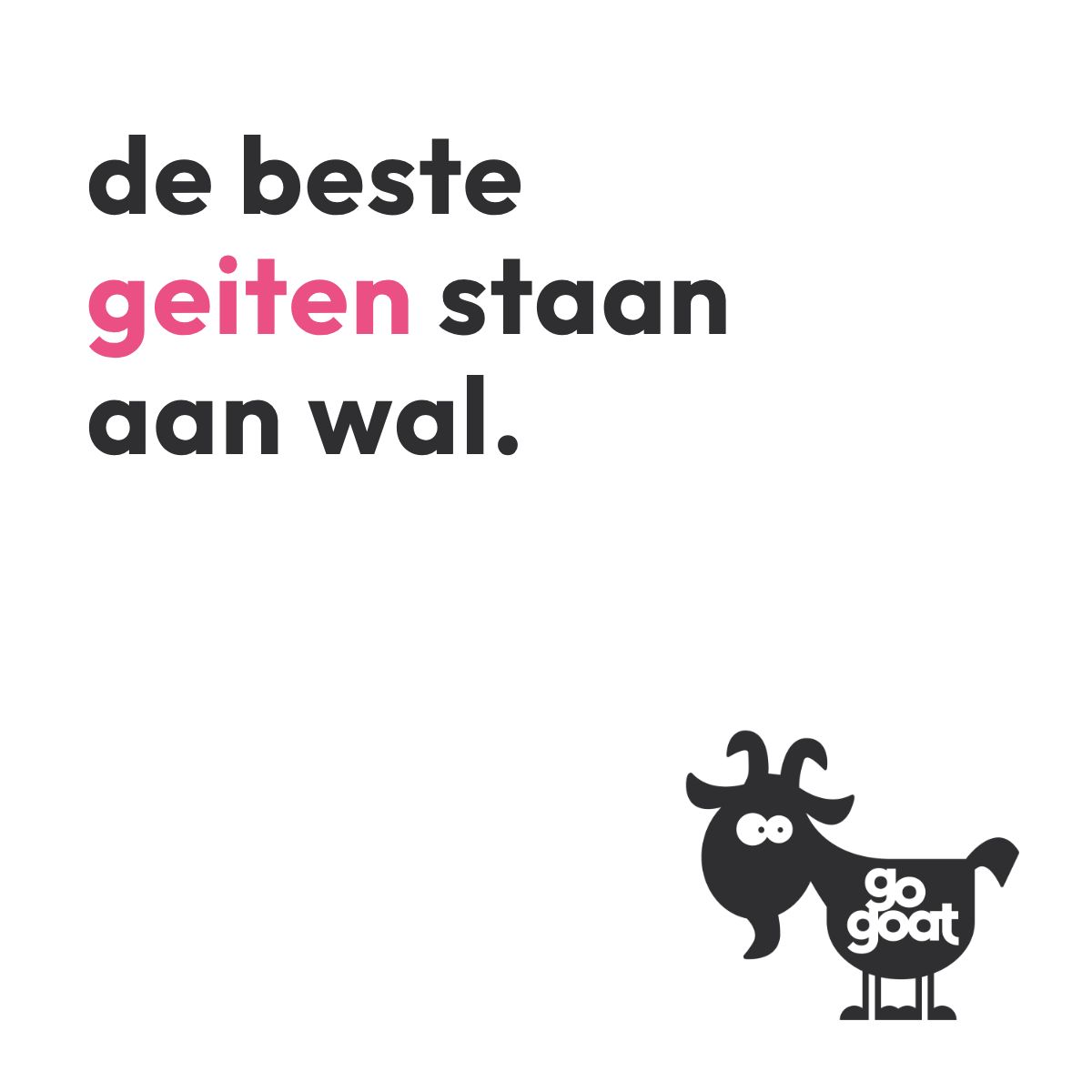 go Goat | serious content studio ad