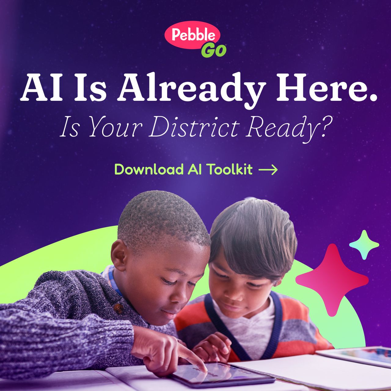 PebbleGo ad