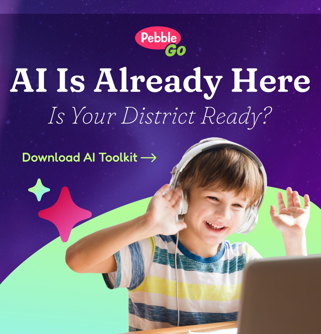 PebbleGo ad