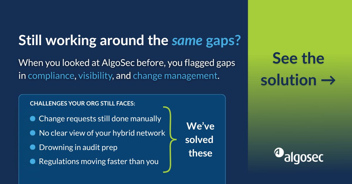 AlgoSec ad