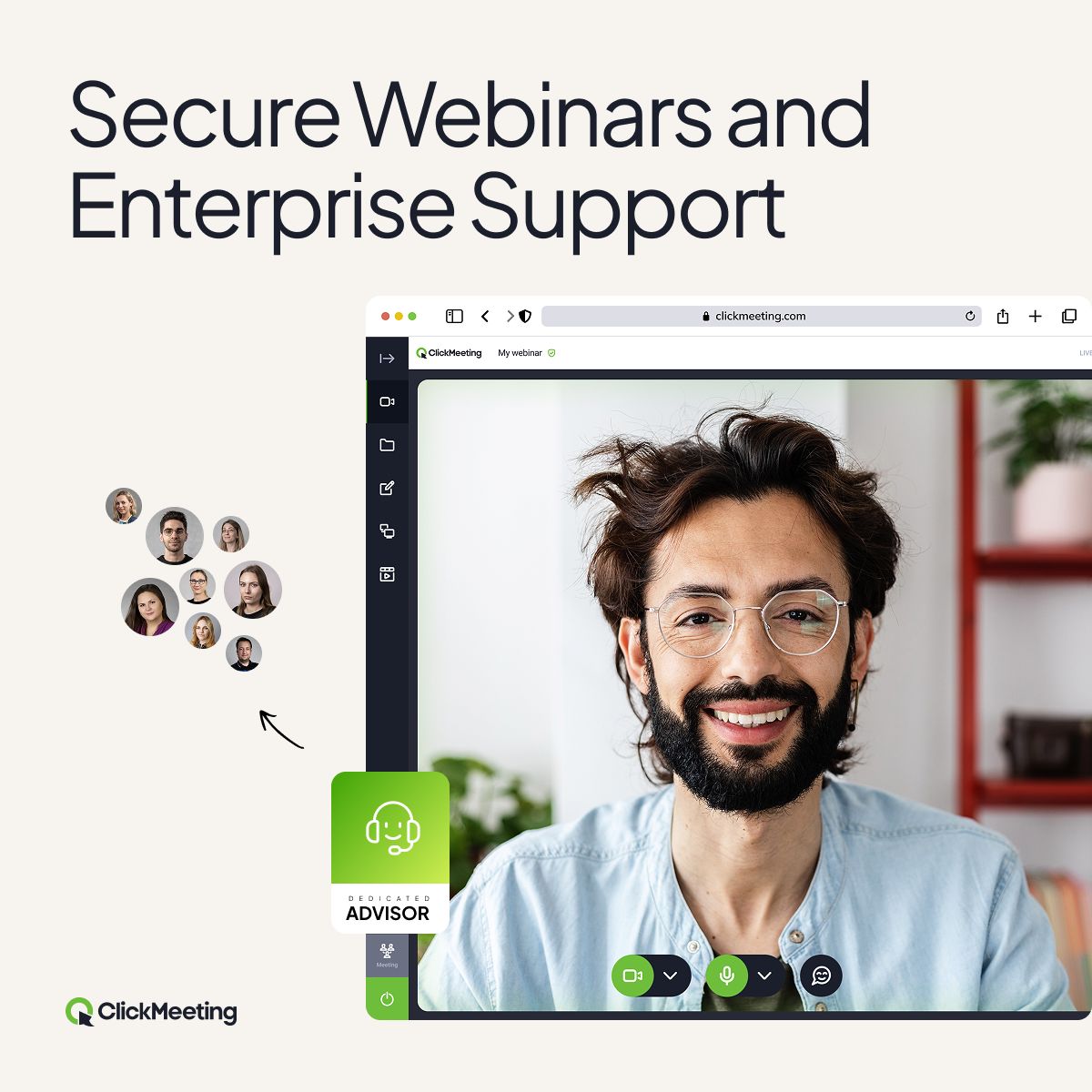 ClickMeeting ad