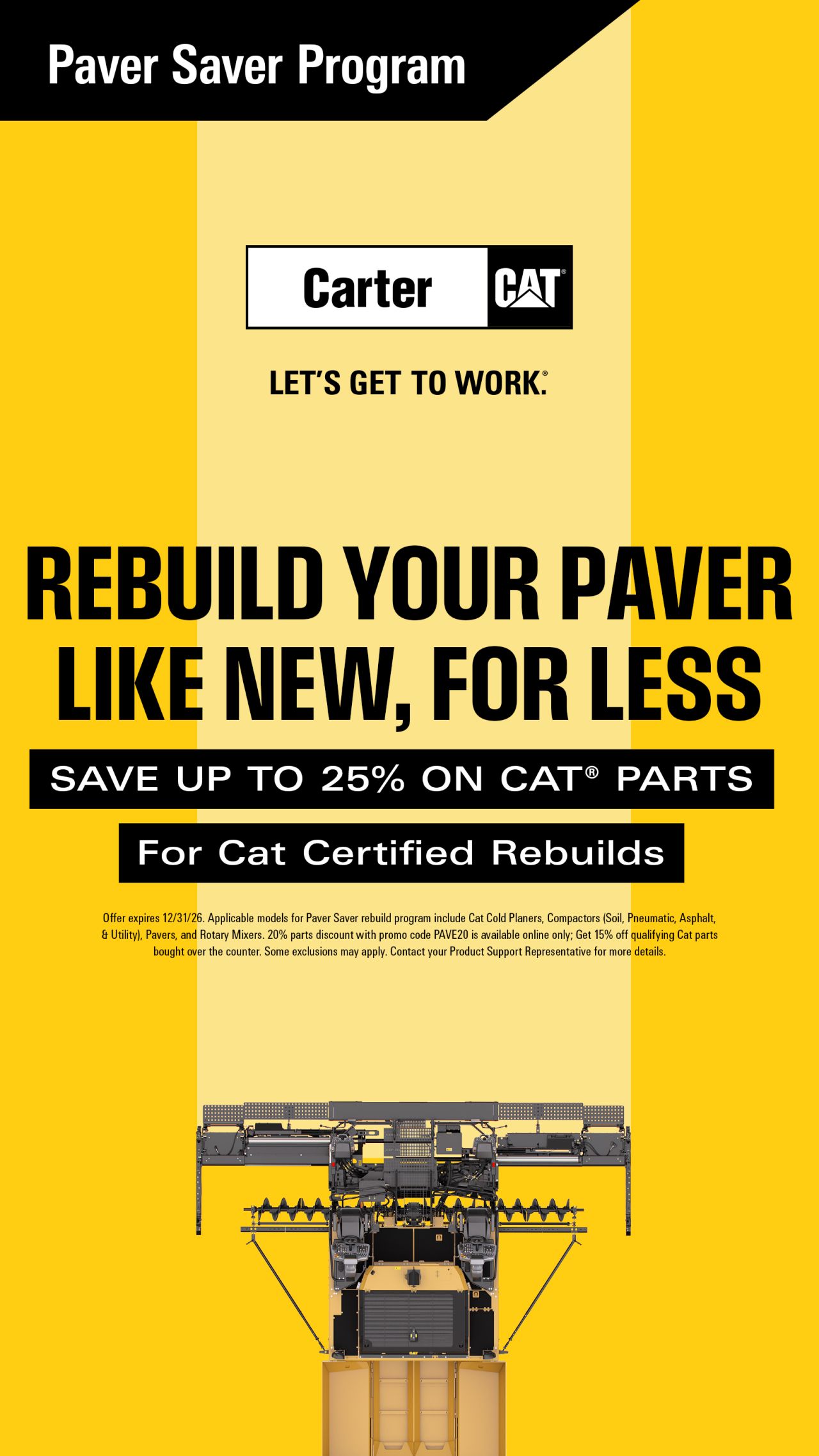 Carter Machinery ad