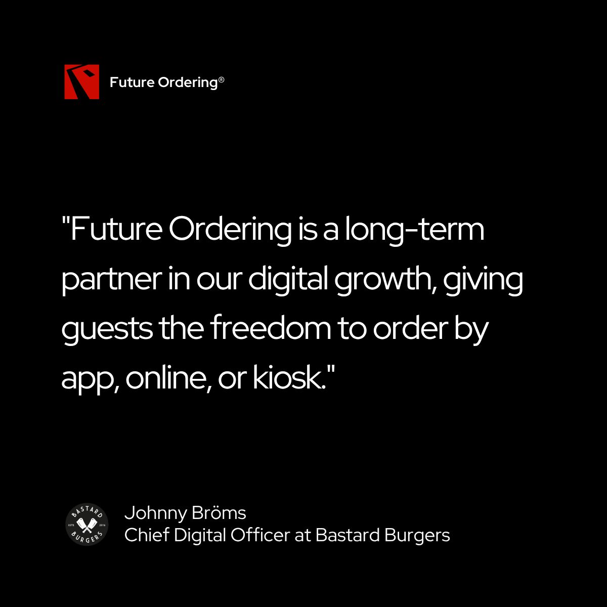 Future Ordering ad