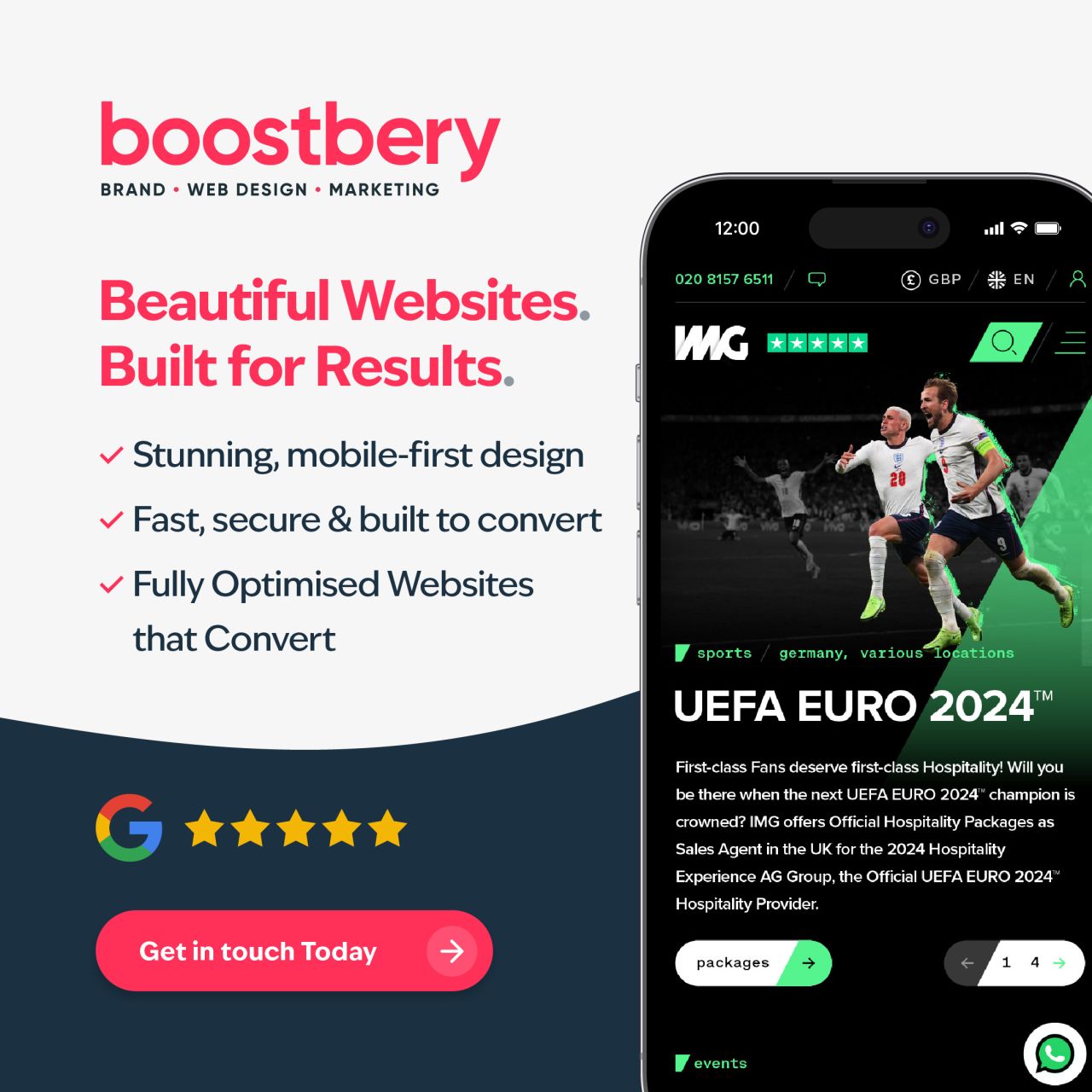 boostbery ad