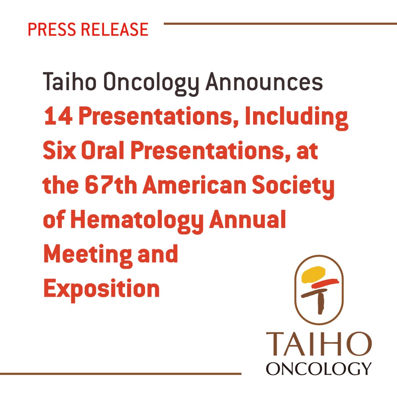 Taiho Oncology, Inc. ad
