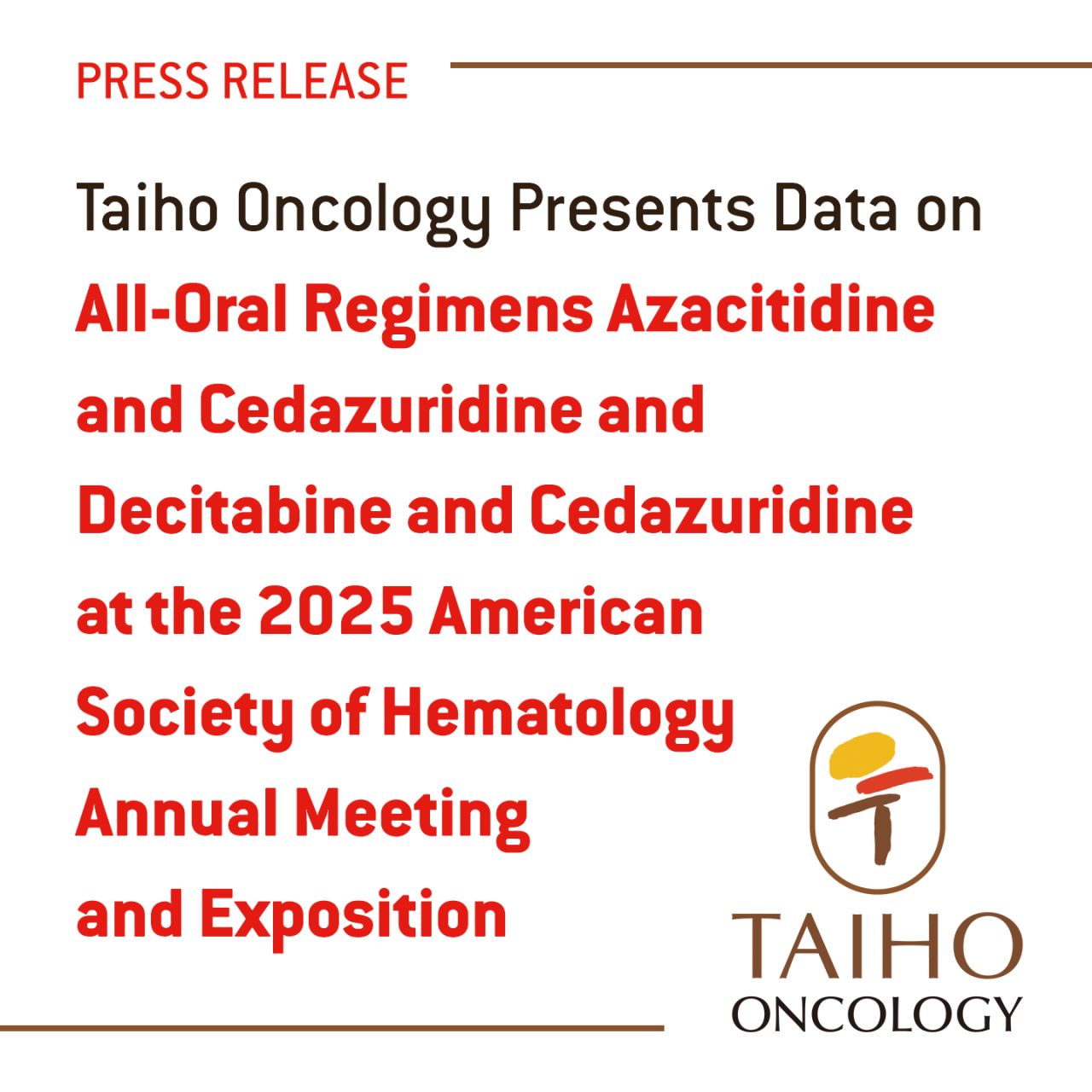 Taiho Oncology, Inc. ad