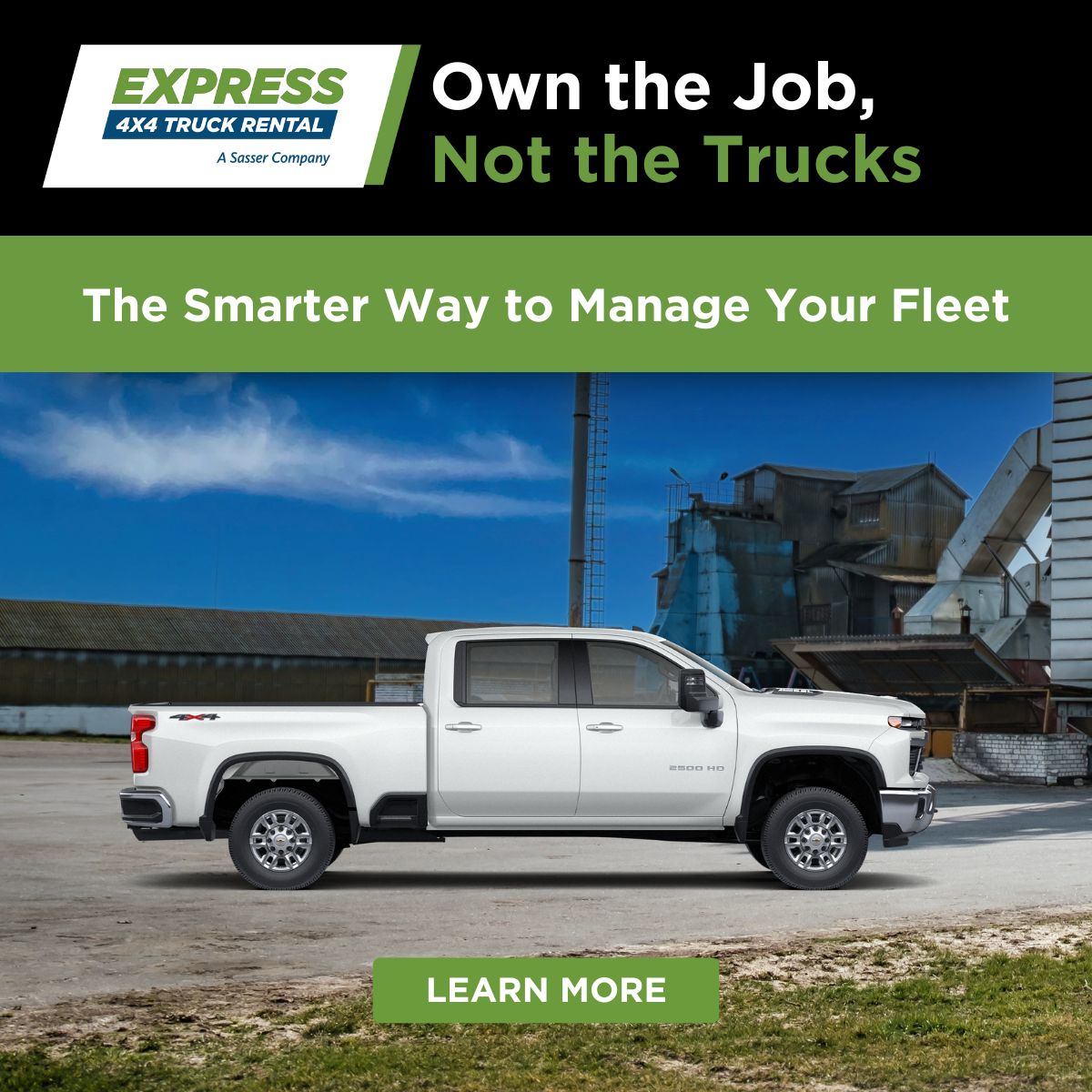 Express 4X4 Truck Rental ad