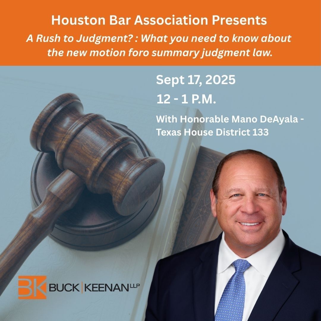 Buck Keenan LLP ad