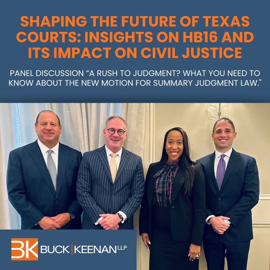 Buck Keenan LLP ad