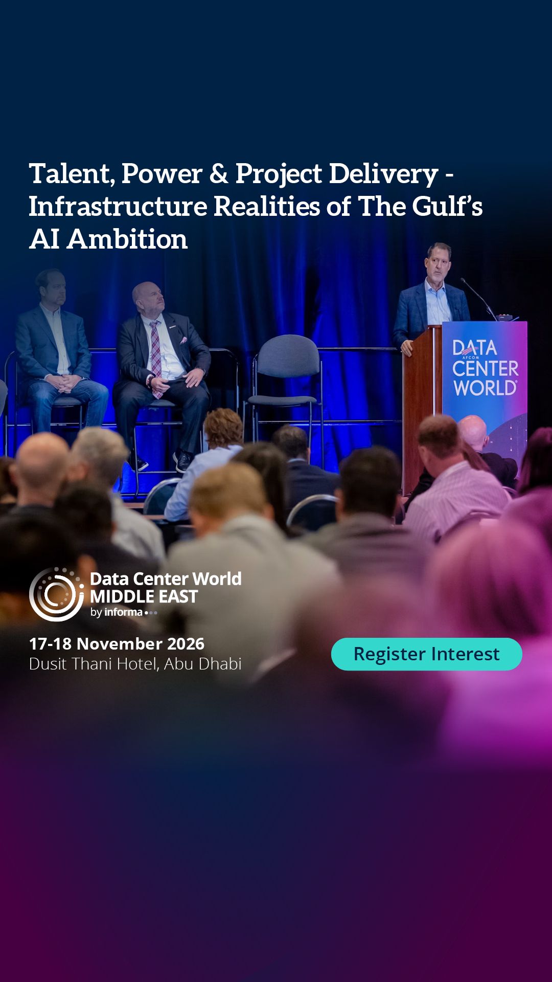 Data Center World AFCOM ad