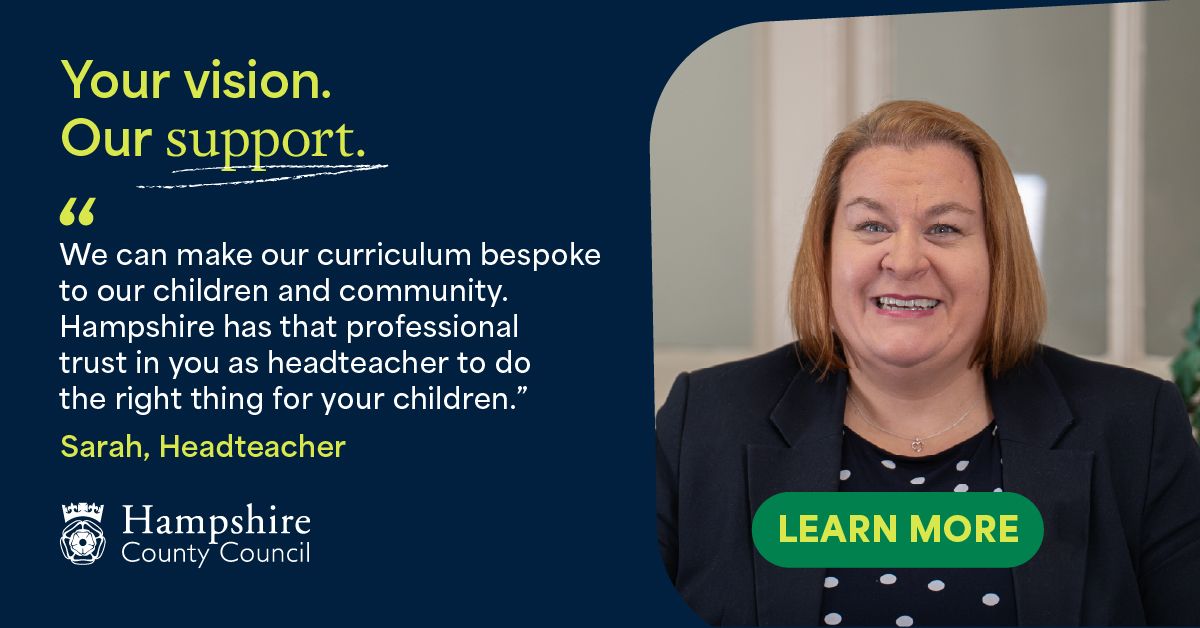 Hampshire County Council ad