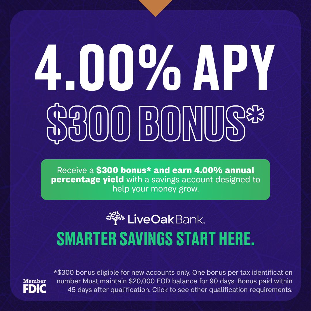 Live Oak Bank ad